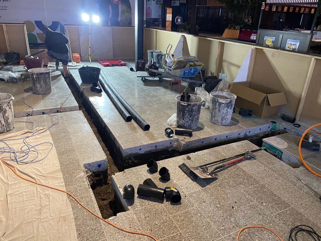 Internal Works in Shopping Centre