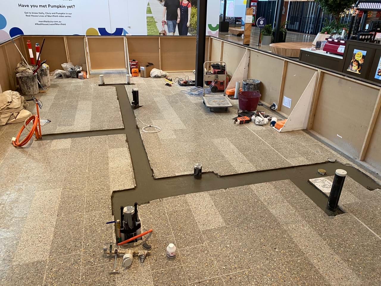 Internal Works in Shopping Centre